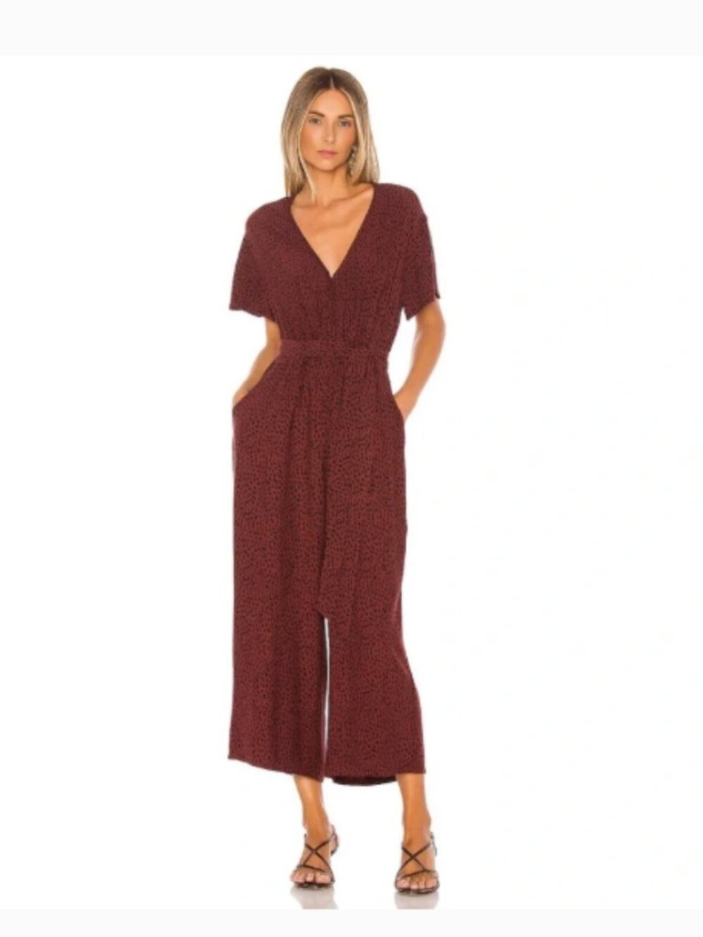 Rails Jet Rust Spotted Jumpsuit S